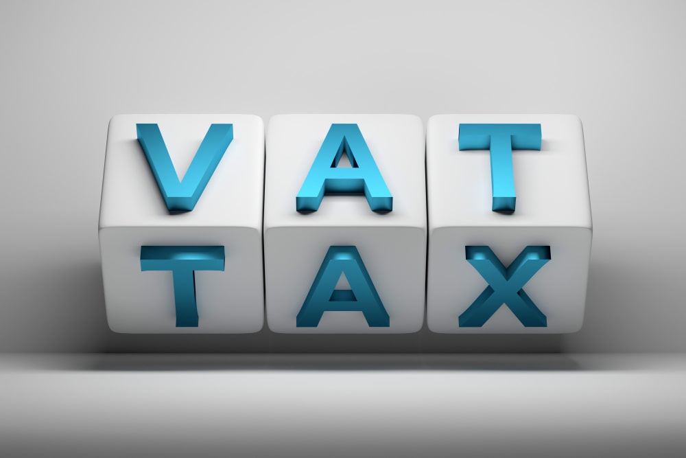 odonnell accountants Limerick vat and tax written on white cubes